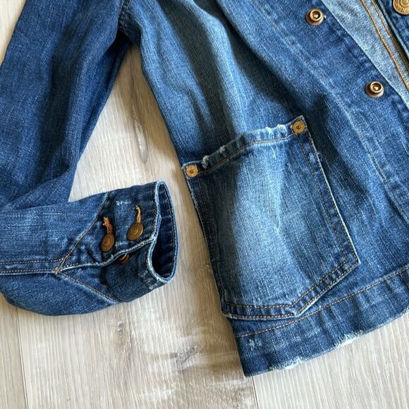 True Religion Youth Unisex Jean Jacket Size Large - Picture 5 of 6